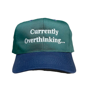 hypno currently overthinking green cap