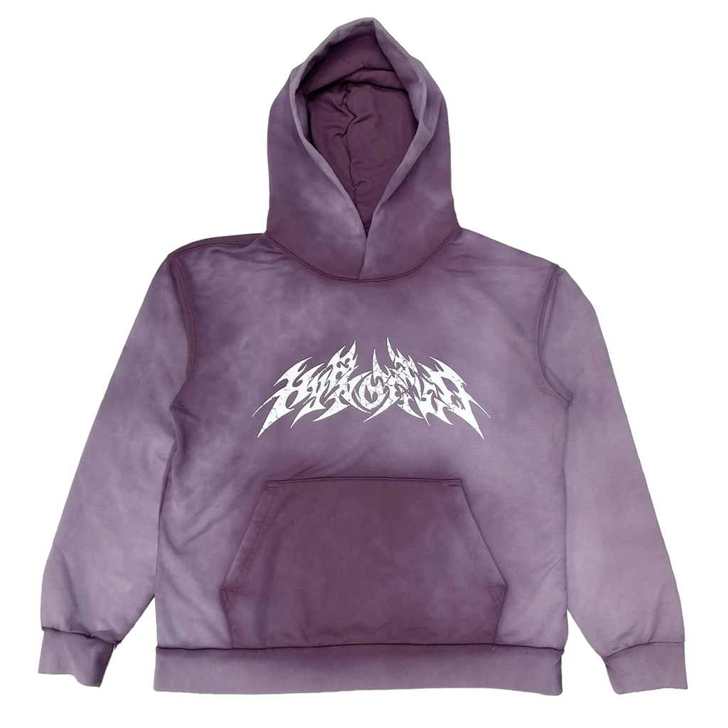 hypno distressed elderberry pullover hoodie