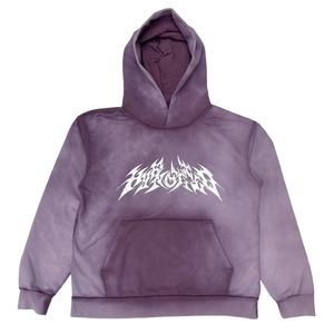 hypno distressed elderberry pullover hoodie