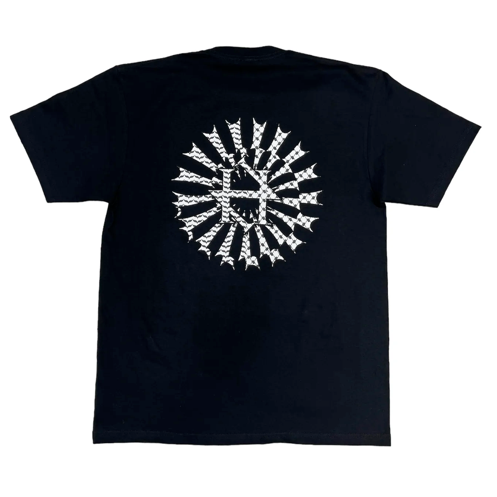 hypno keffiyeh logo tee