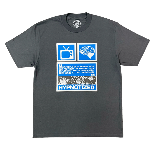 Tシャツ・カットソー COVERNAT Authentic Over Dying T-Shirt Charcoal Covernat Men's Logo T-Shirt - Dark Gray - 100% Cotton - Size